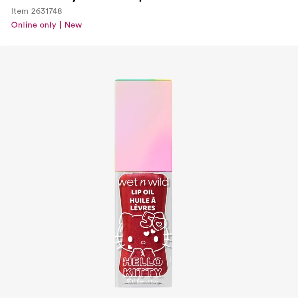 Hello Kitty Magic Lip Oil Shade: Magic Apple ✨ 🆕
